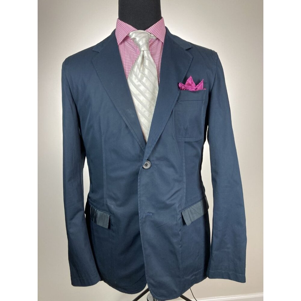 Lanvin Navy Modern 2Btn Sport Jacket 42R 42 R e52